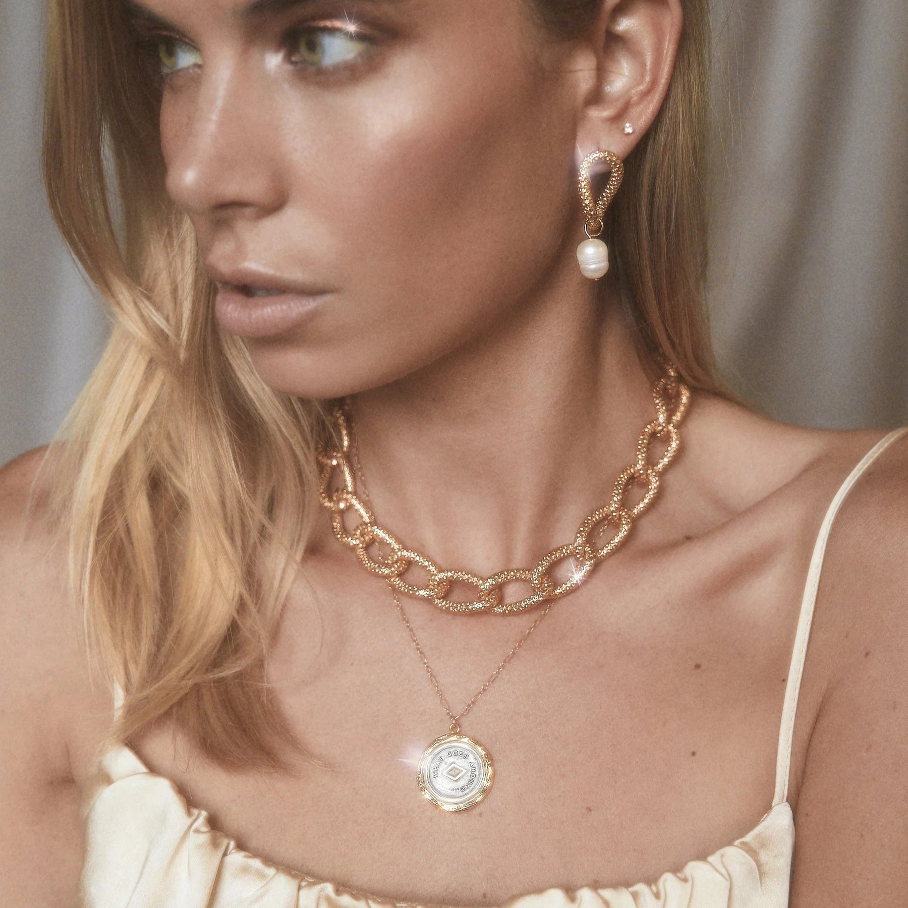 By Alona Demi Necklace - Mixed Metal