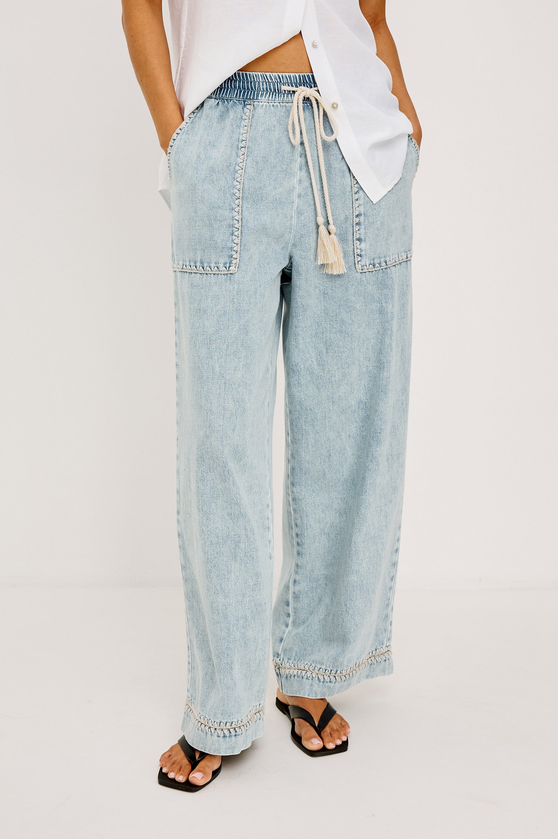 Rails Campo Trousers - Bleached Indigo Blanket