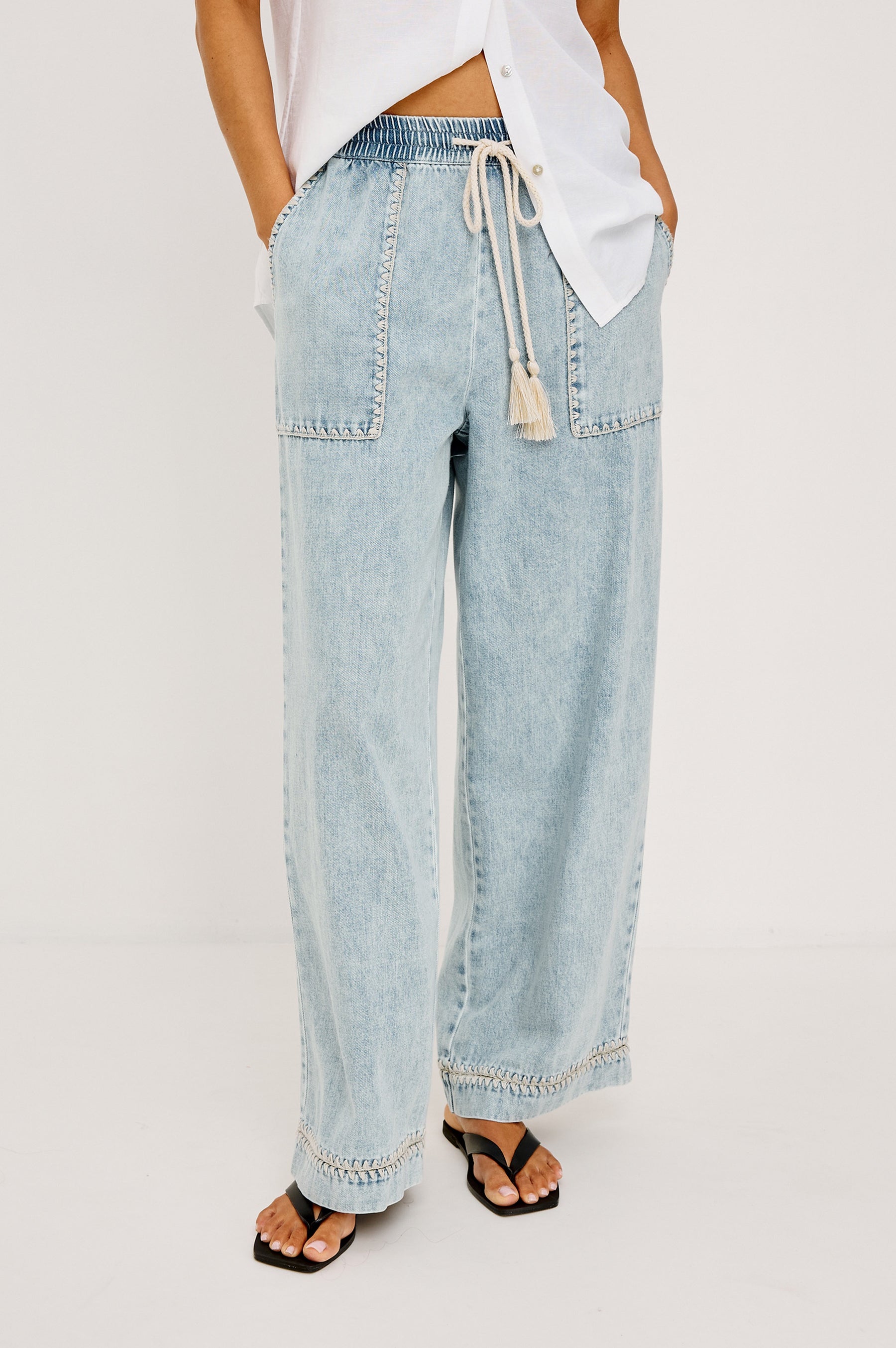 Rails Campo Trousers – Bleached Indigo Blanket