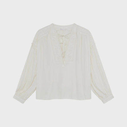 Maison Hotel Vega Blouse in Soft Ecru