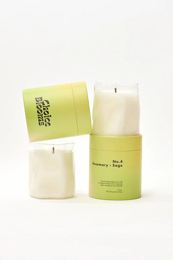 Choice Blooms  No. 4 Rosemary + Sage Candle