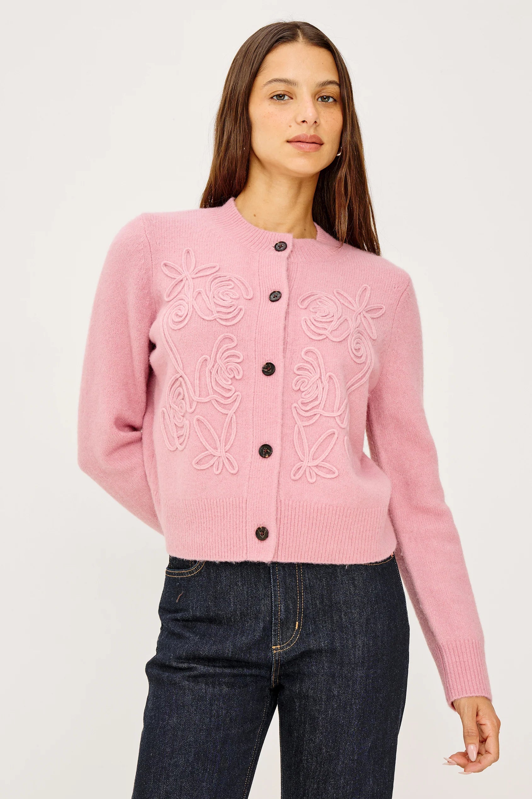 Rails Coralee Knit Cardigan in Ballet