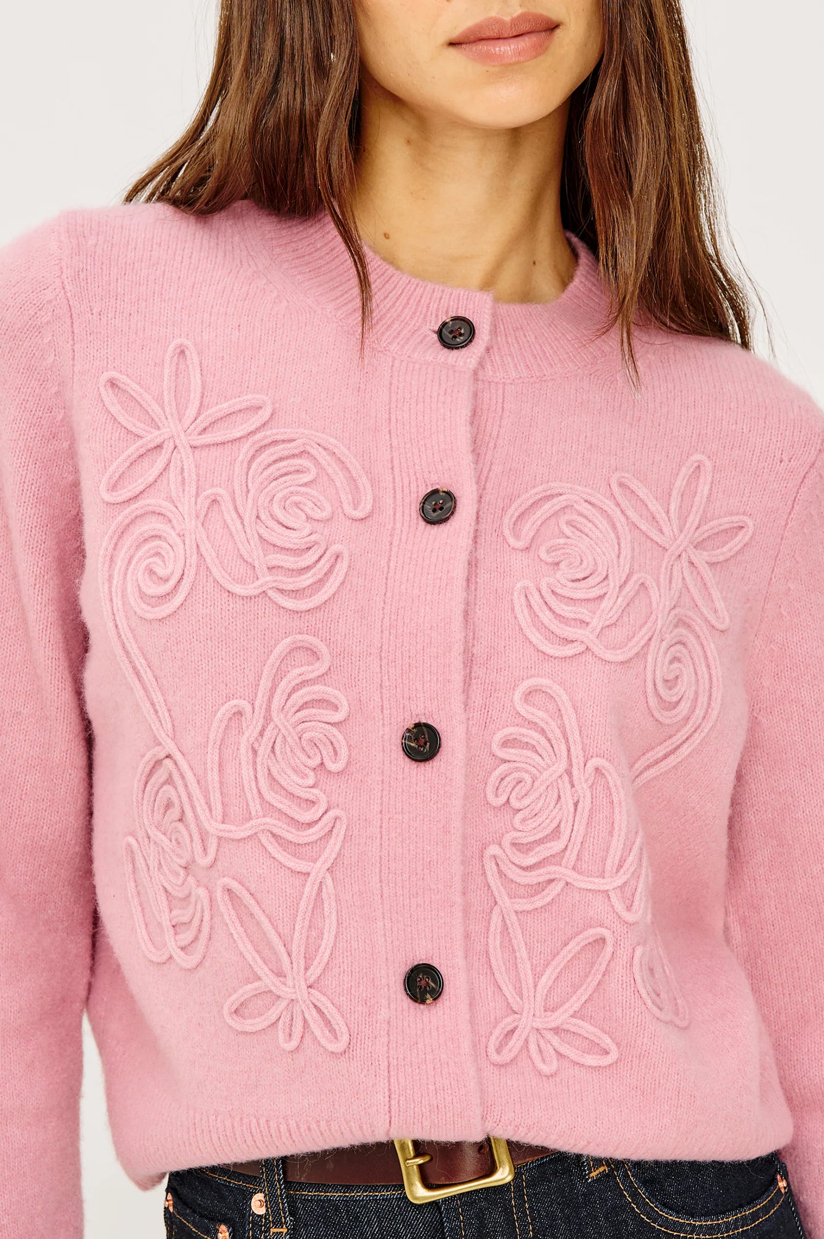 Rails Coralee Knit Cardigan in Ballet