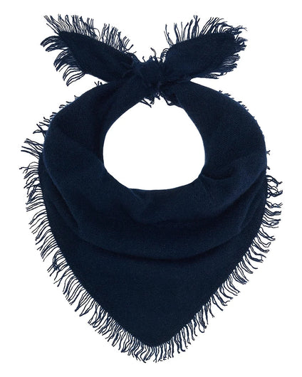 Jumper 1234 Distressed Triangle Scarf - Navy