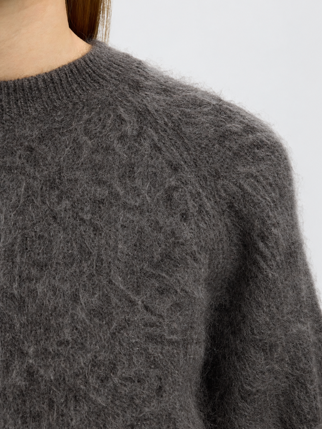 SELECTED Mira Knit - Asphalt