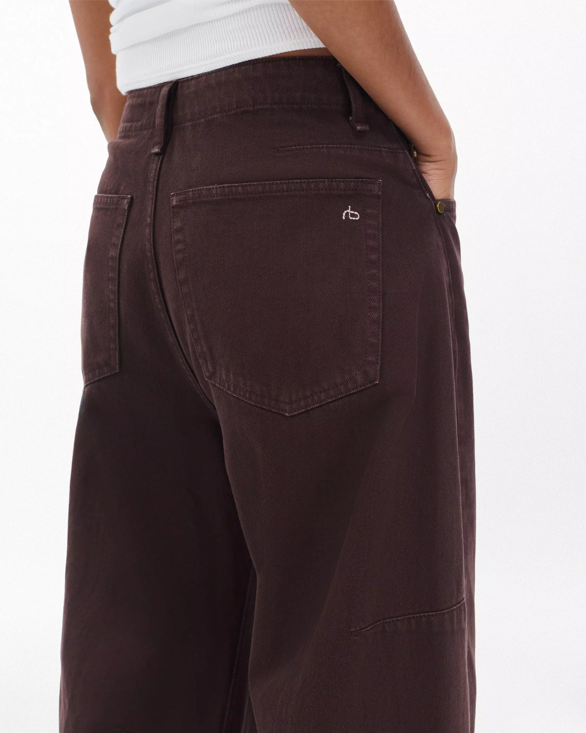 Rag & Bone Charlie Barrel in Espresso