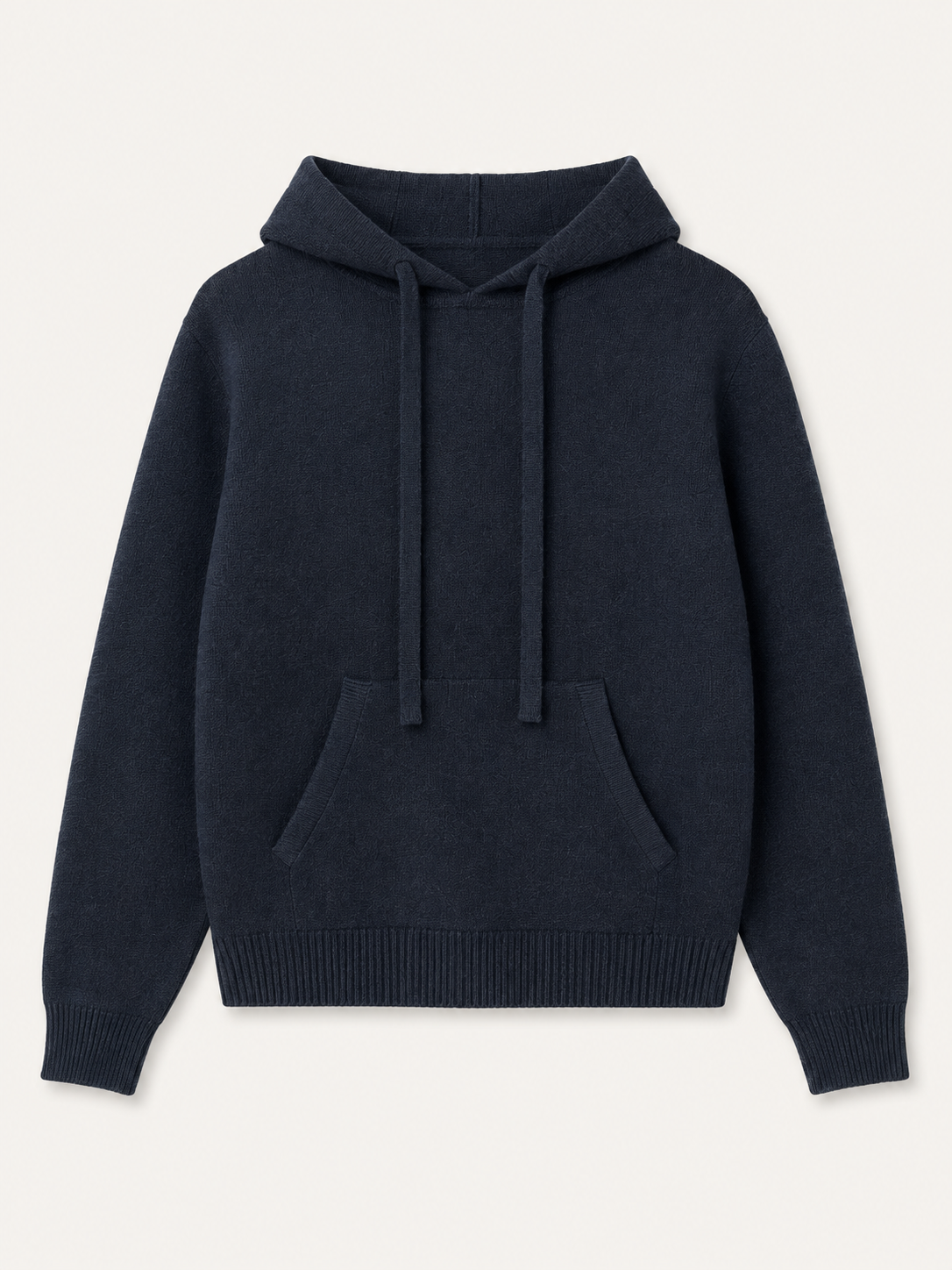 Jumper 1234 Merino Hoodie - Dark Ink