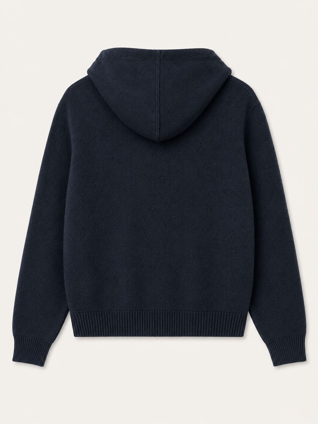 Jumper 1234 Merino Hoodie - Dark Ink