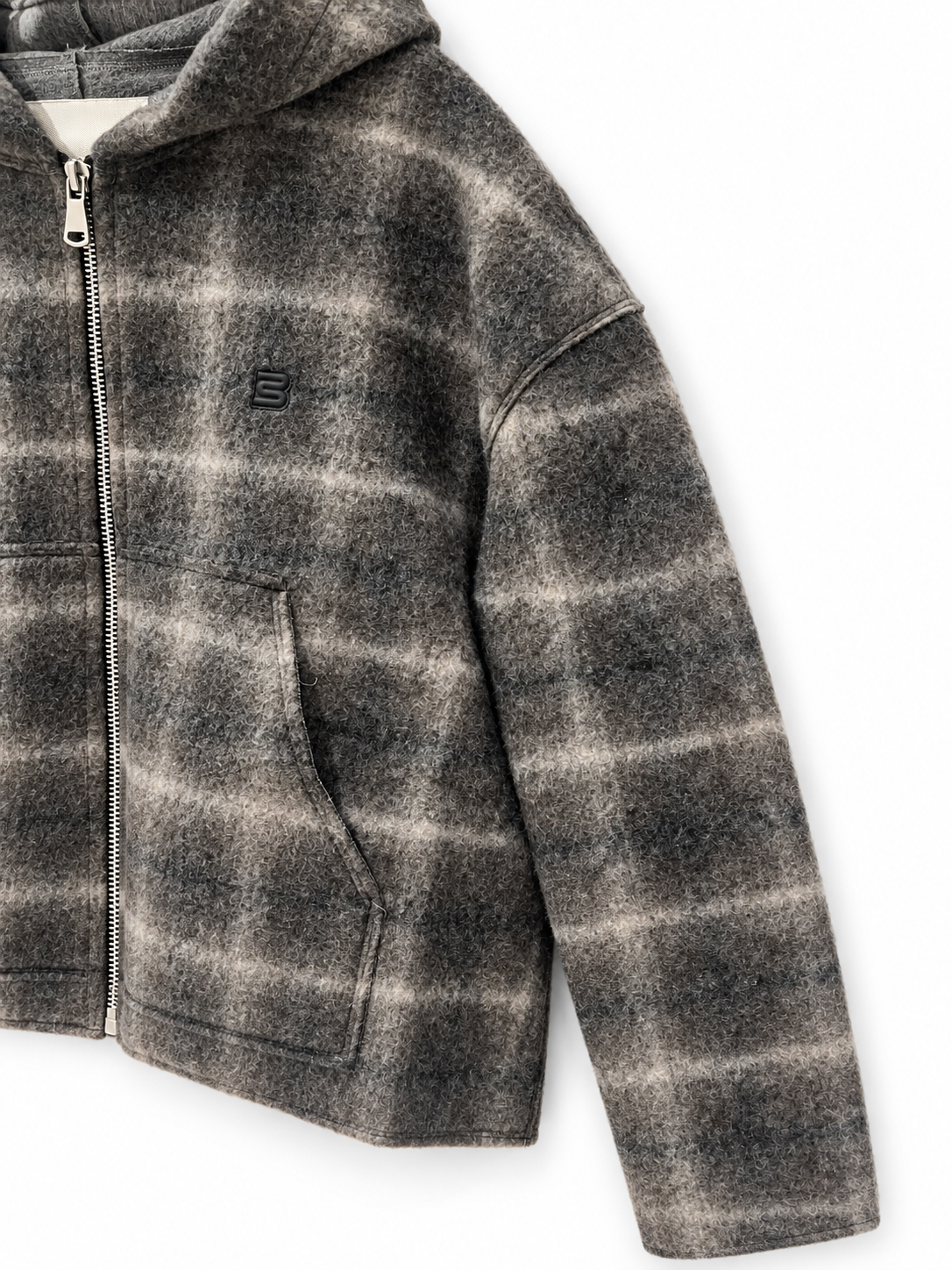 Bellerose Fannel Check Jacket - Grey