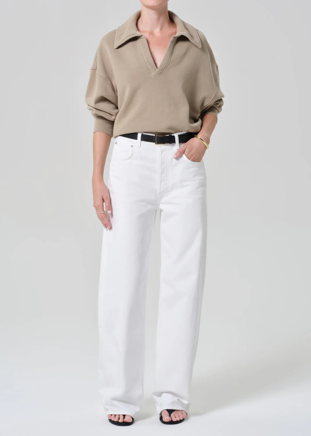 Citizens of Humanity Trapeze Pullover in Catalina