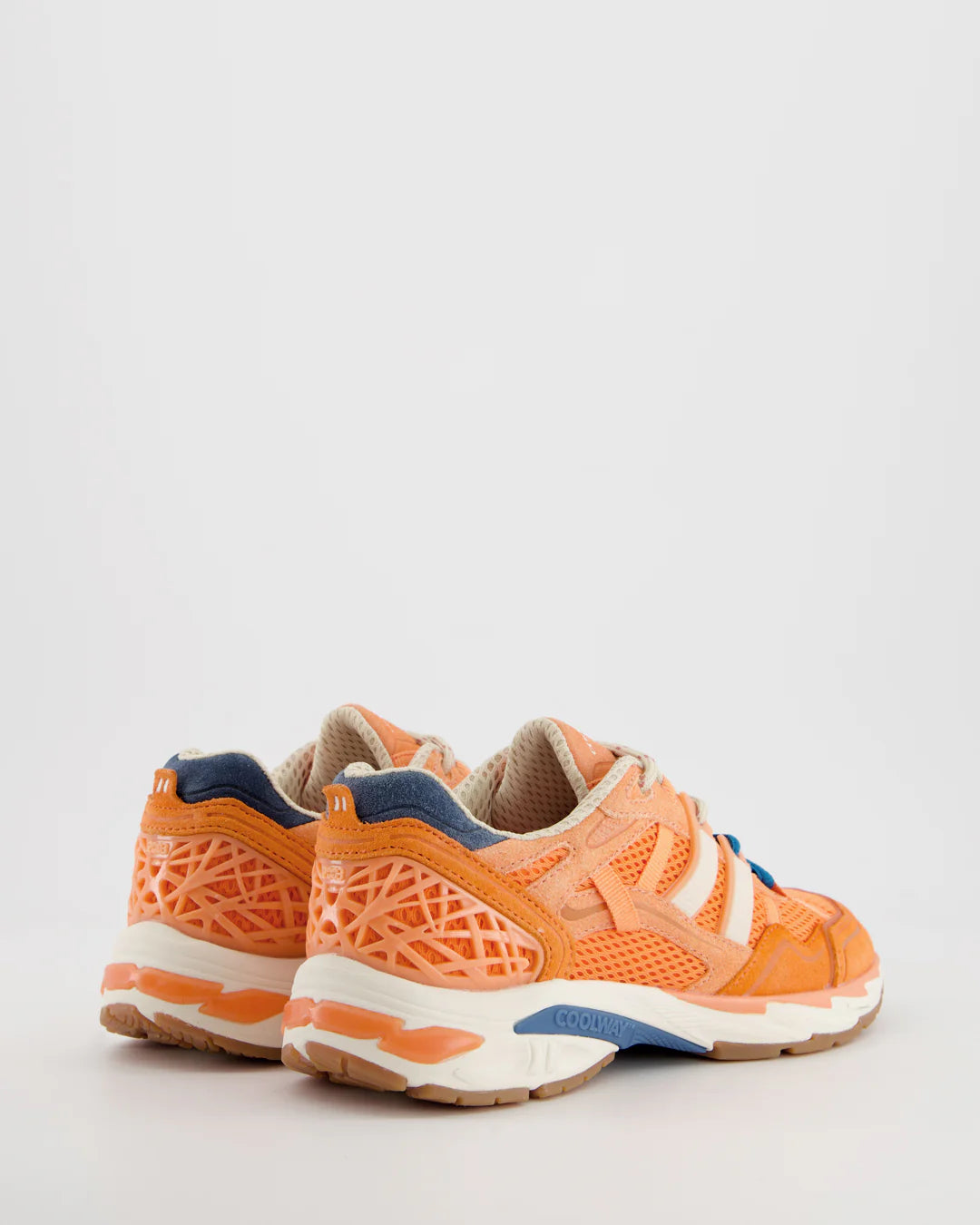 Coolway 2003 in Orange is a vintage-inspired runner that blends sporty heritage with modern street style