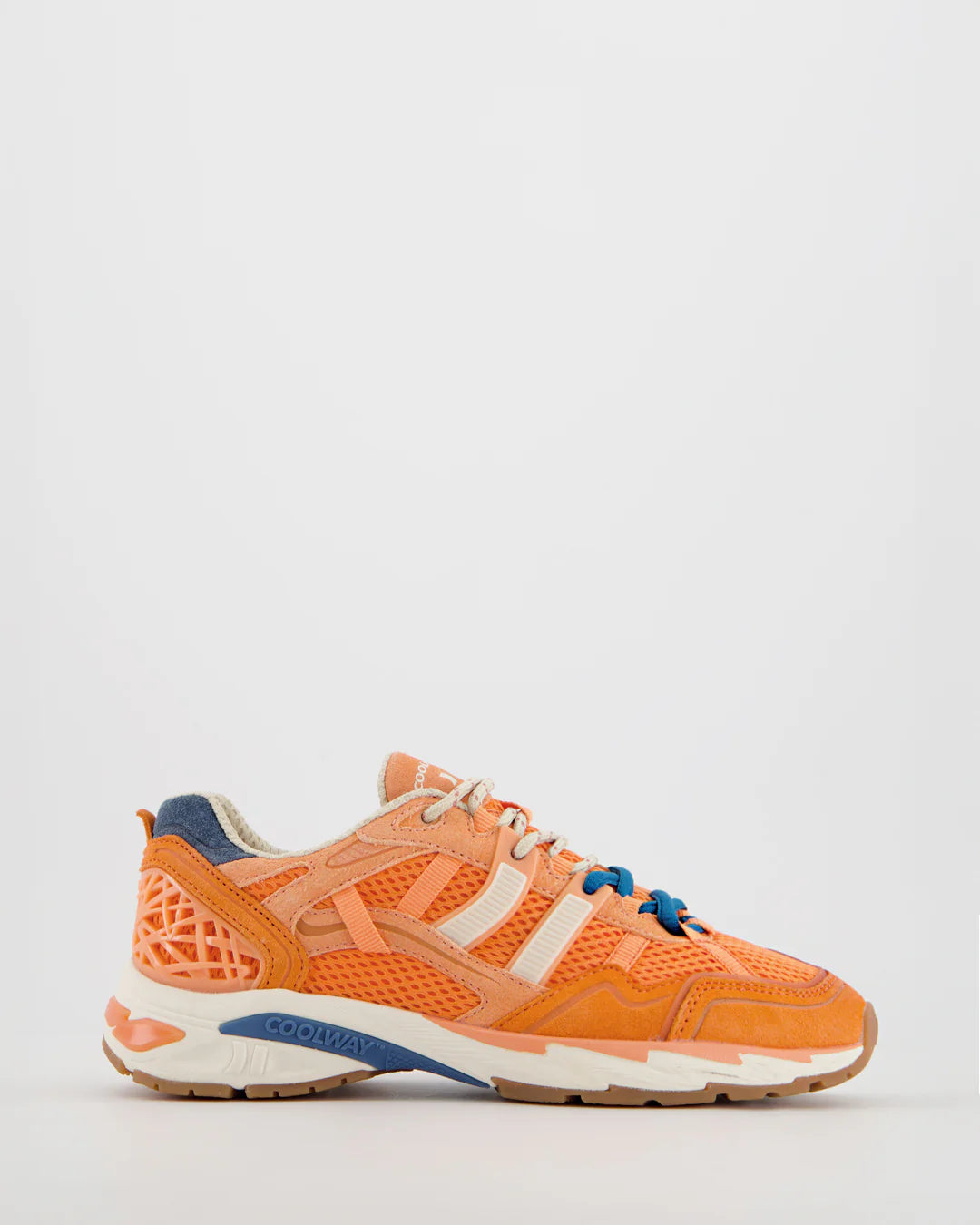Coolway 2003 in Orange is a vintage-inspired runner that blends sporty heritage with modern street style