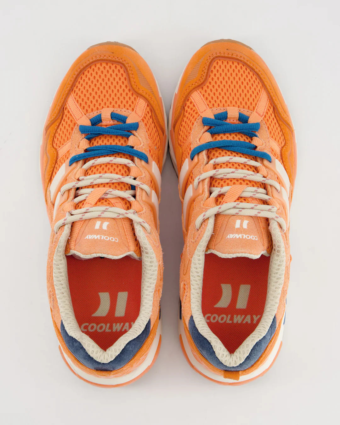 Coolway 2003 in Orange is a vintage-inspired runner that blends sporty heritage with modern street style