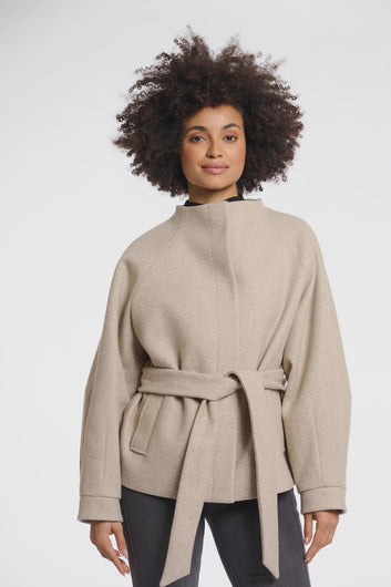 Rino & Pelle Cornelia Short Coat in Birch