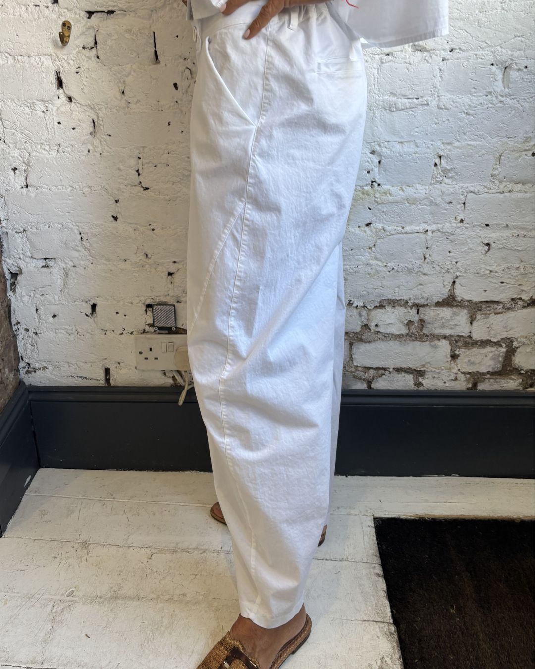 Crossley Alia Trousers in White