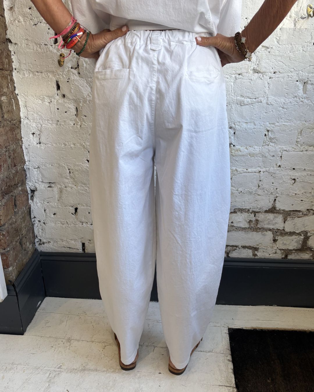 Crossley Alia Trousers in White