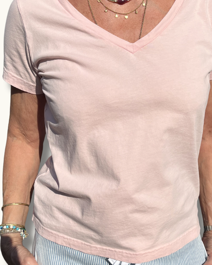 Crossley Biril V Tee in Nectar