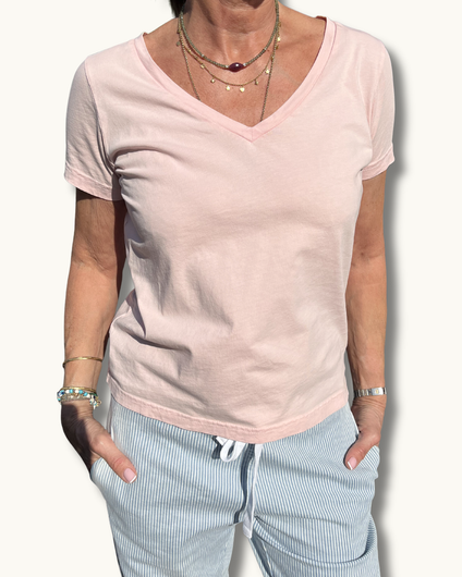 Crossley Biril V Tee in Nectar