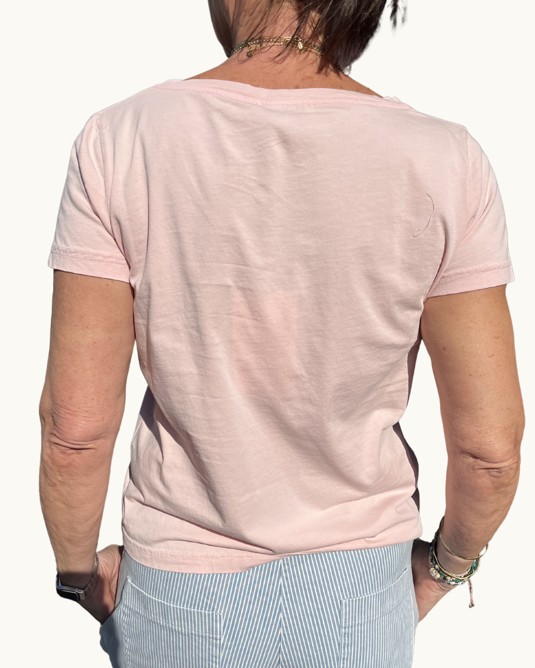 Crossley Biril V Tee in Nectar