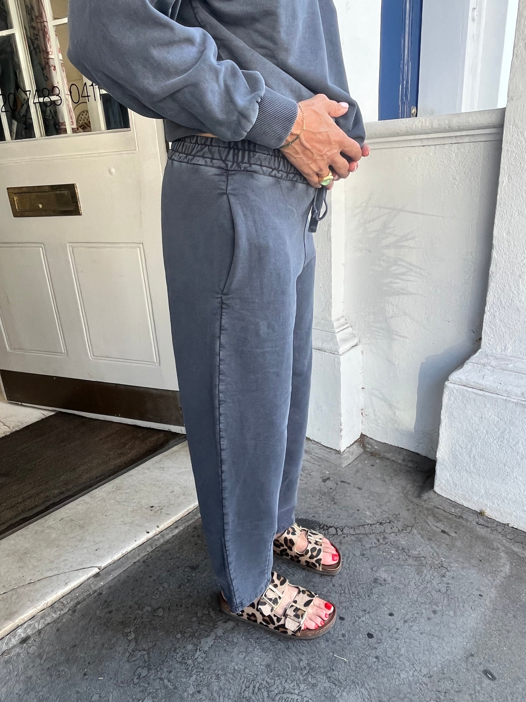 Crossley Dile Sweatpants - Blue Stone Wash