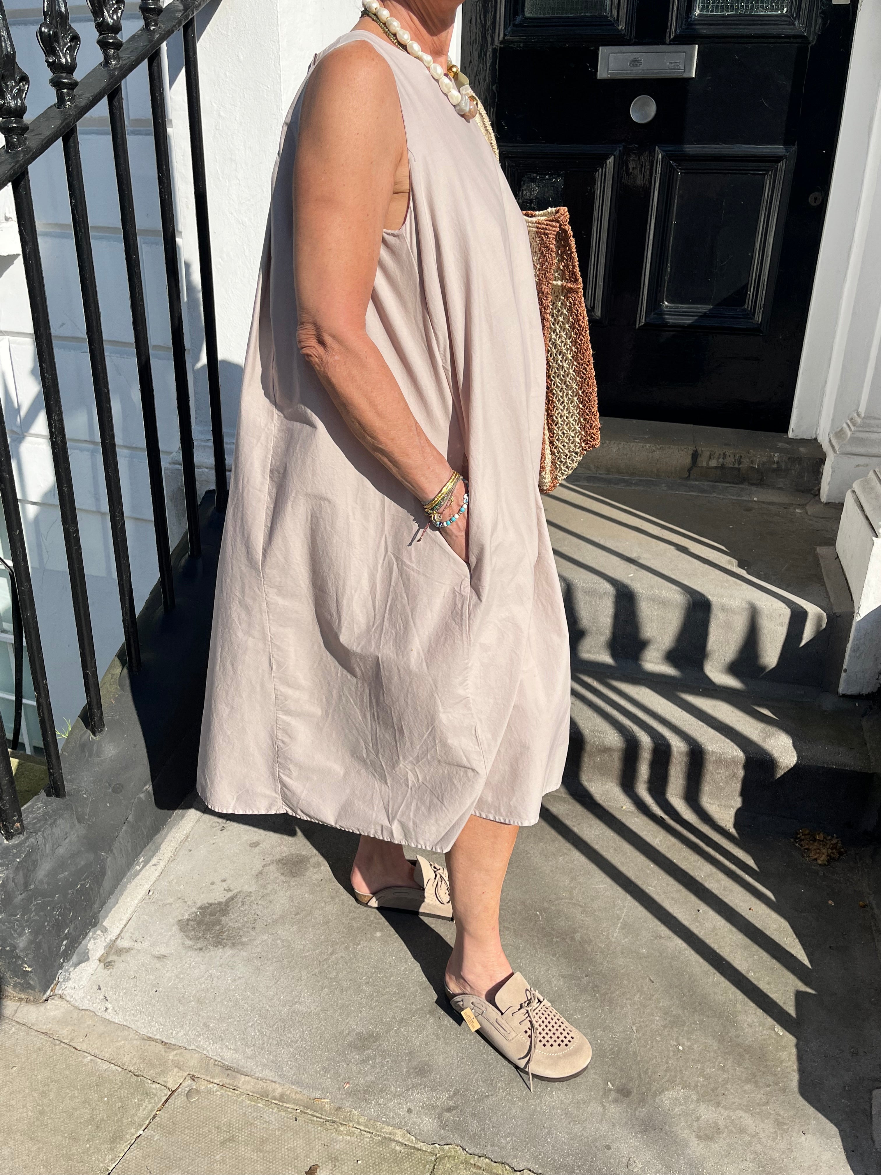 Crossley Pollam SL Dress in Beige