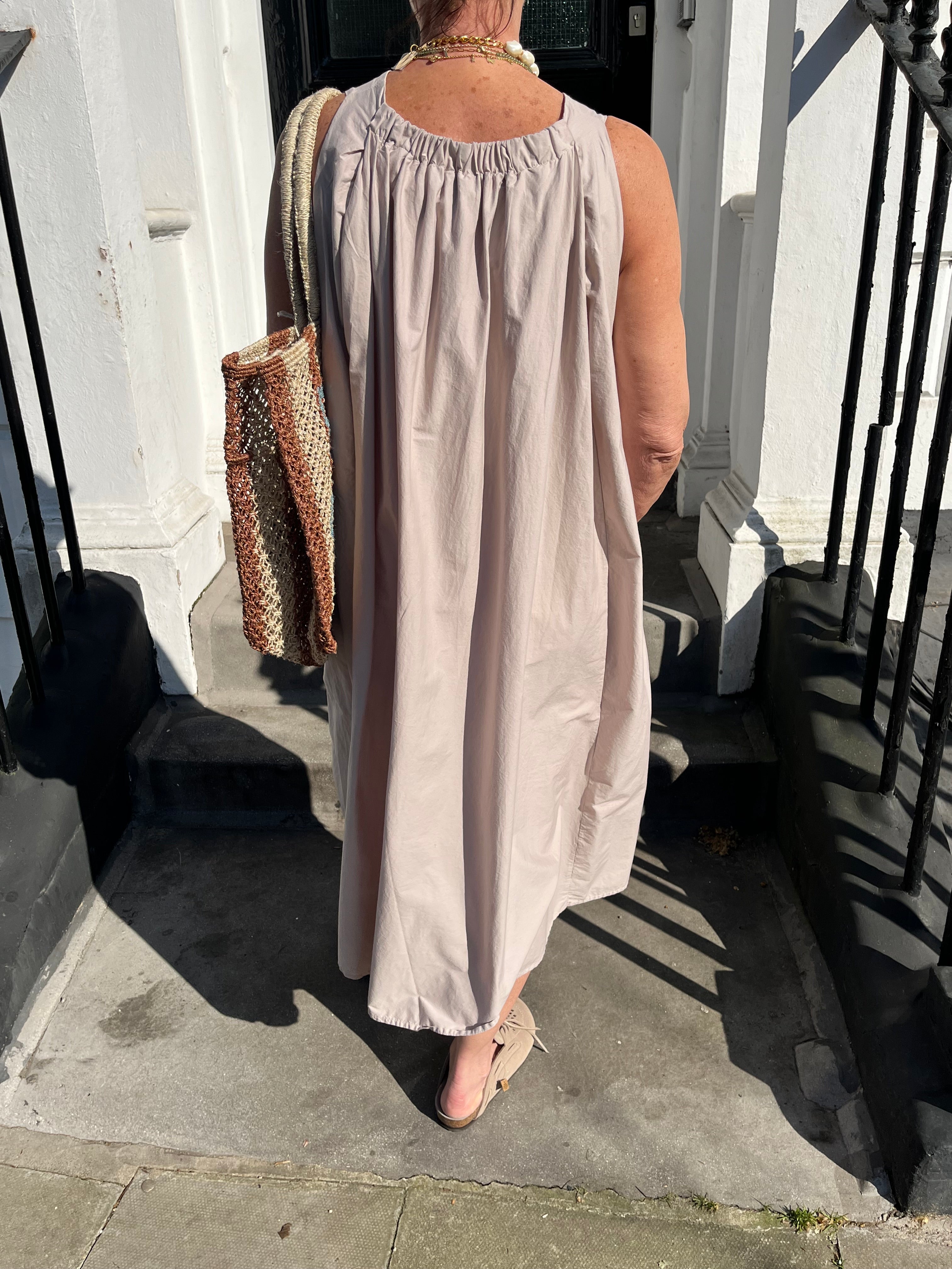 Crossley Pollam SL Dress in Beige