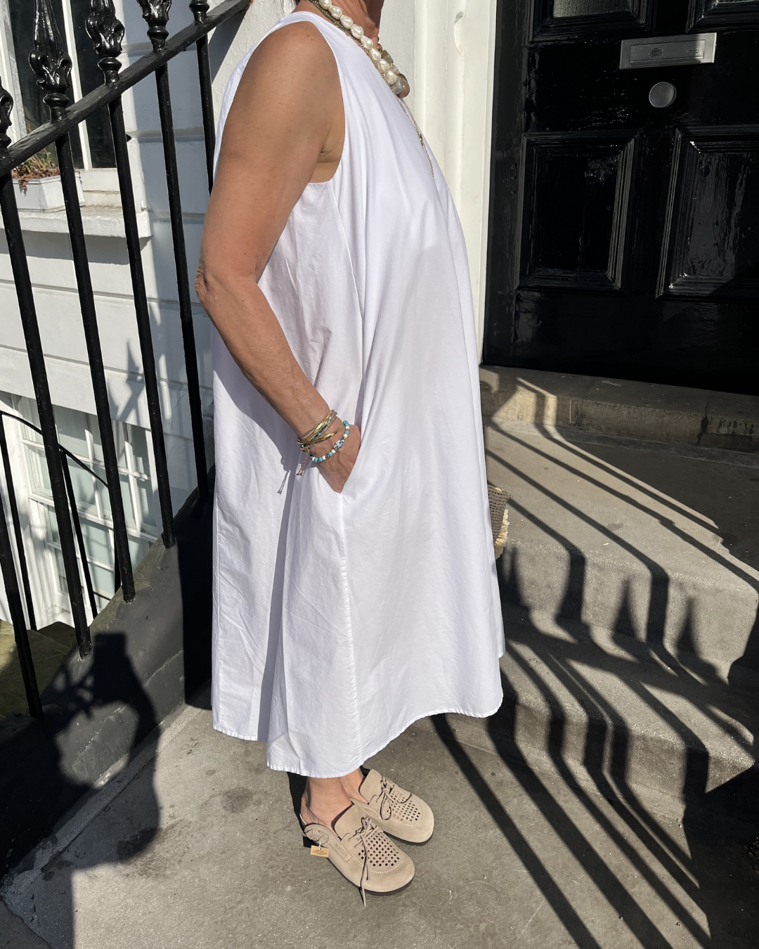 Crossley Pollam SL Dress in White
