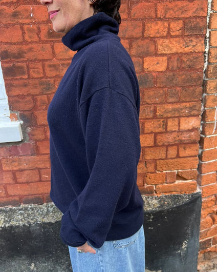 Crossley Wiop Turtleneck - Deep Blue