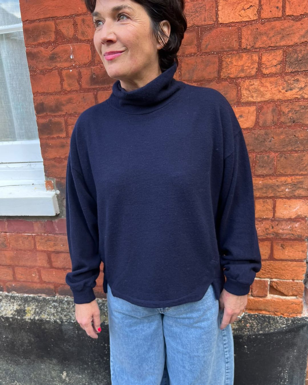 Crossley Wiop Turtleneck - Deep Blue