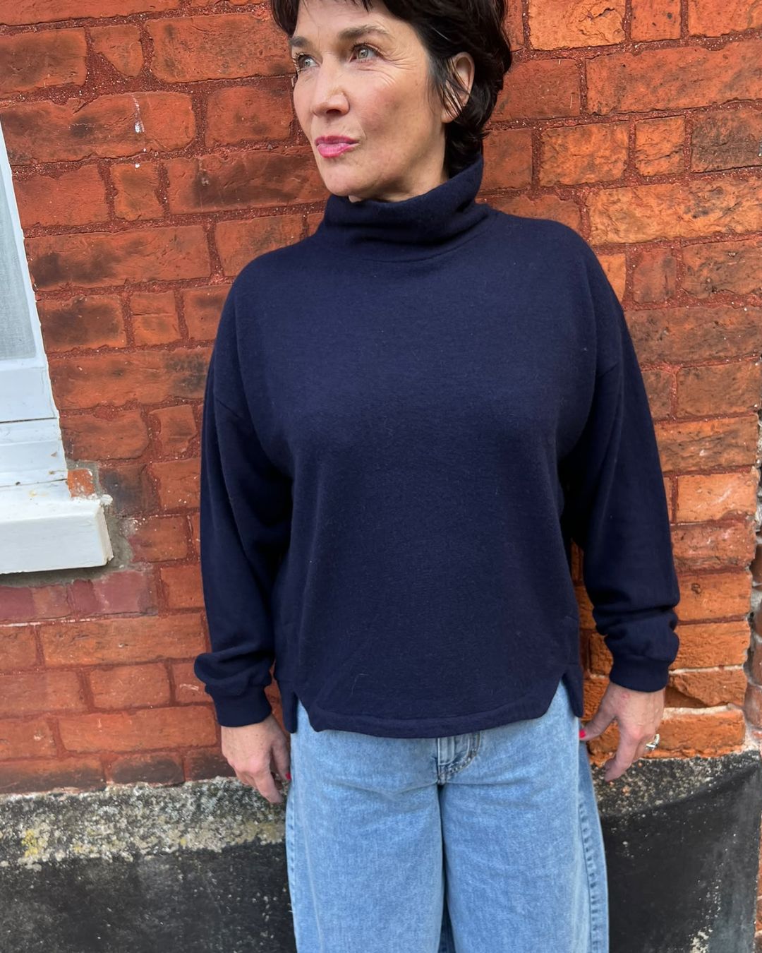 Crossley Wiop Turtleneck - Deep Blue