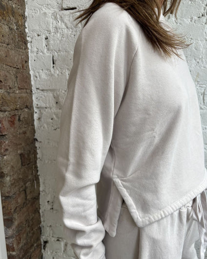 Crossley Frittp Crew Neck Sweater in Pumice