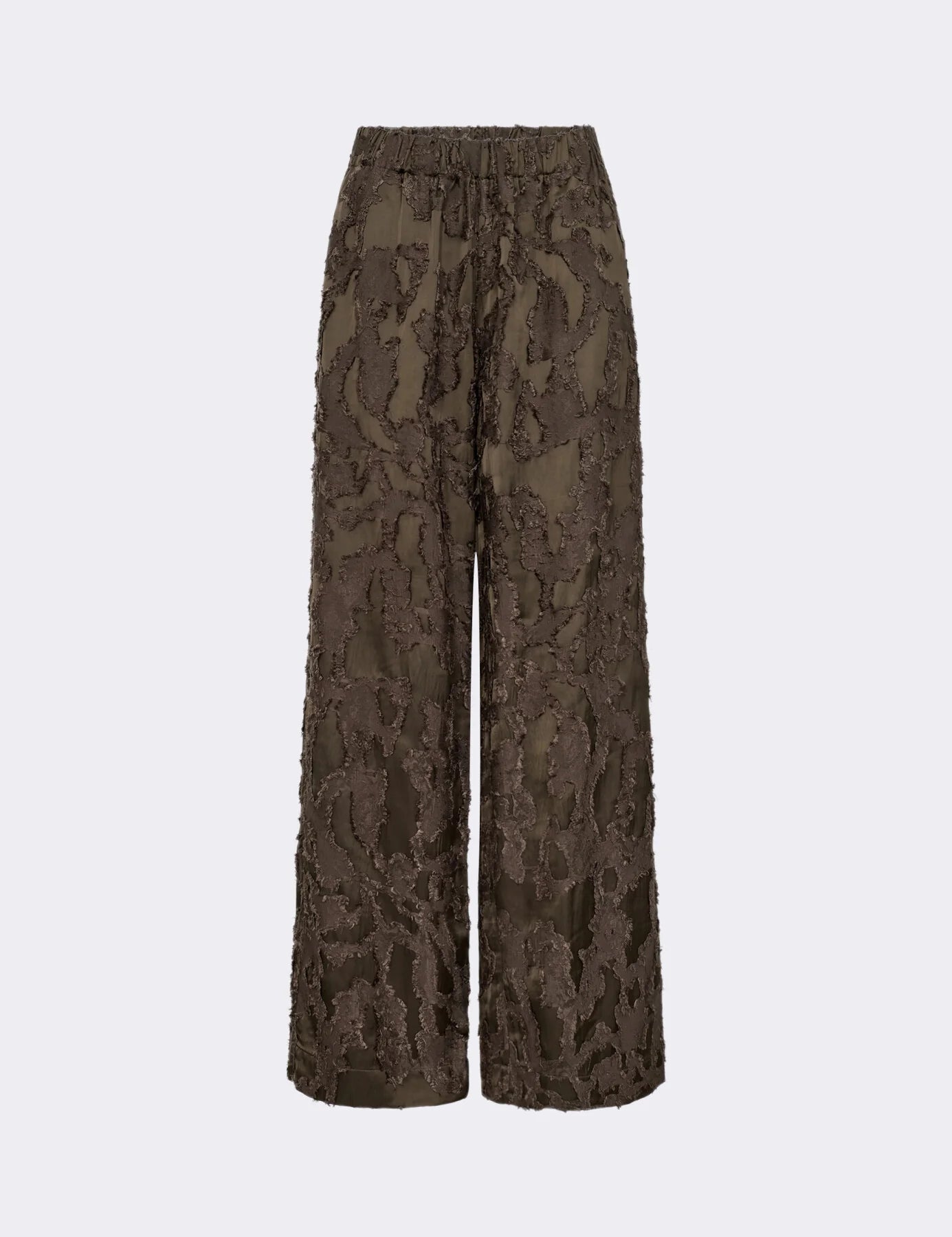 Levete Room Niko Textured Trousers in Coffee