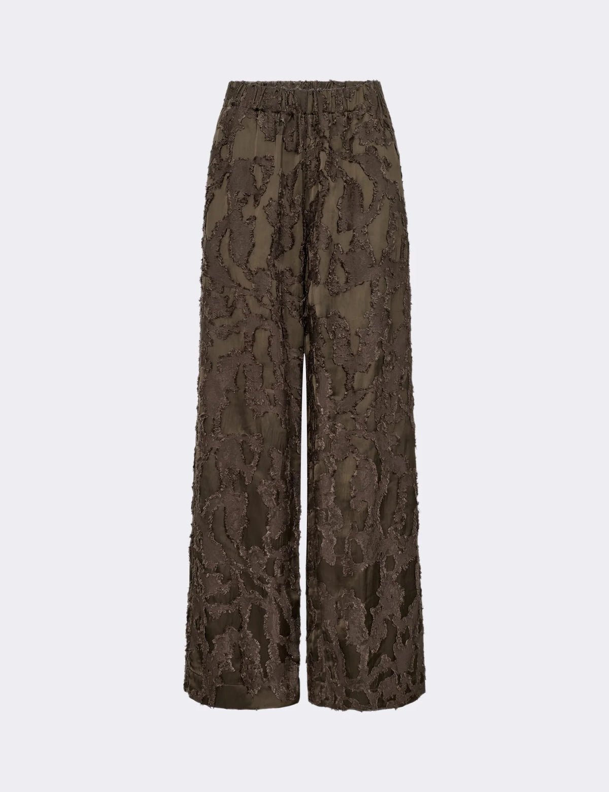 Levete Room Niko Textured Trousers in Coffee