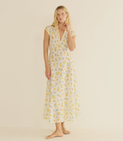 DÔEN Helia Dress - Dahlia Floral