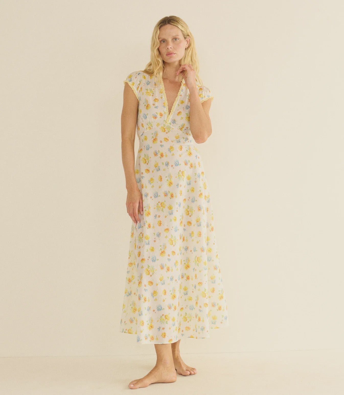 DÔEN Helia Dress - Dahlia Floral