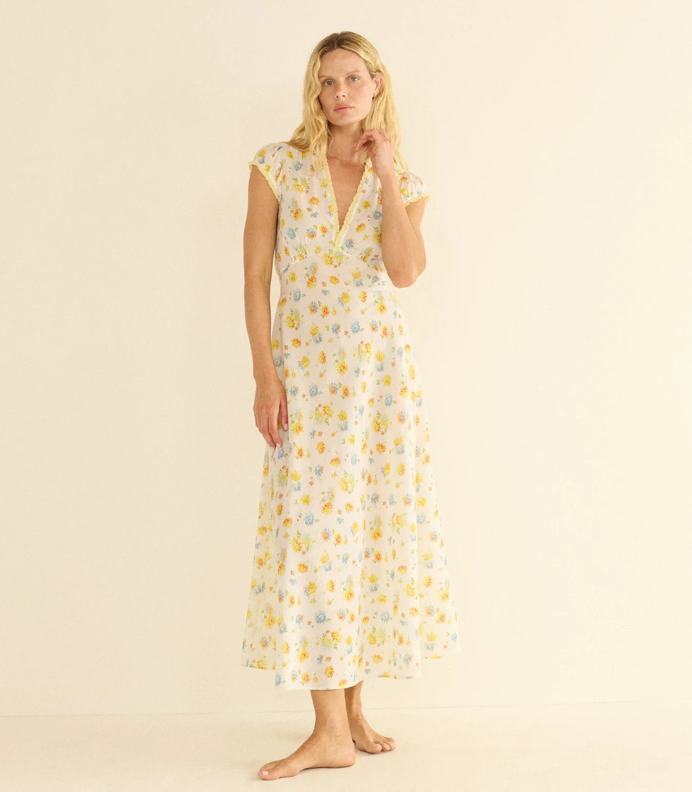 DÔEN Helia Dress - Dahlia Floral
