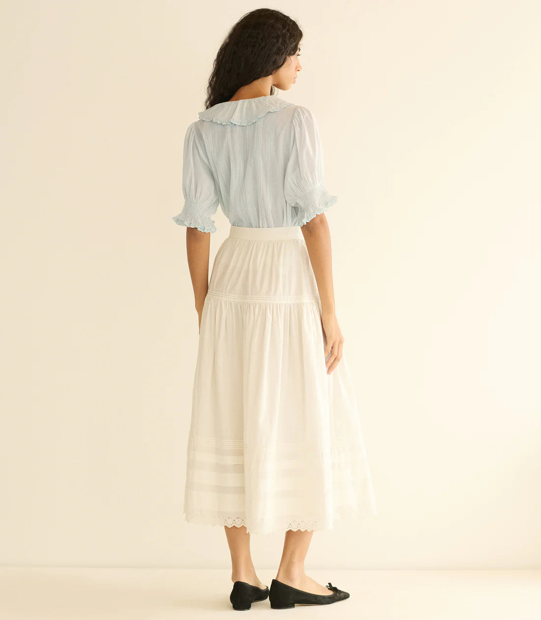 DÔEN Henri Top in Alice Blue