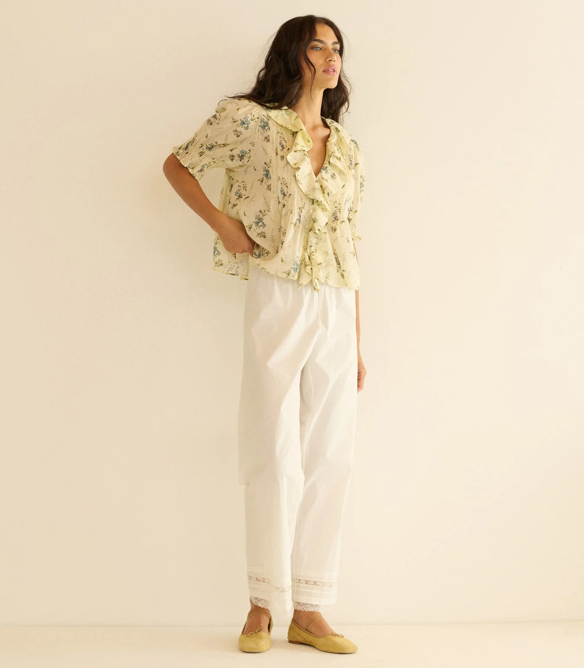 DÔEN Henri Top in Sunshine Prairie Rose