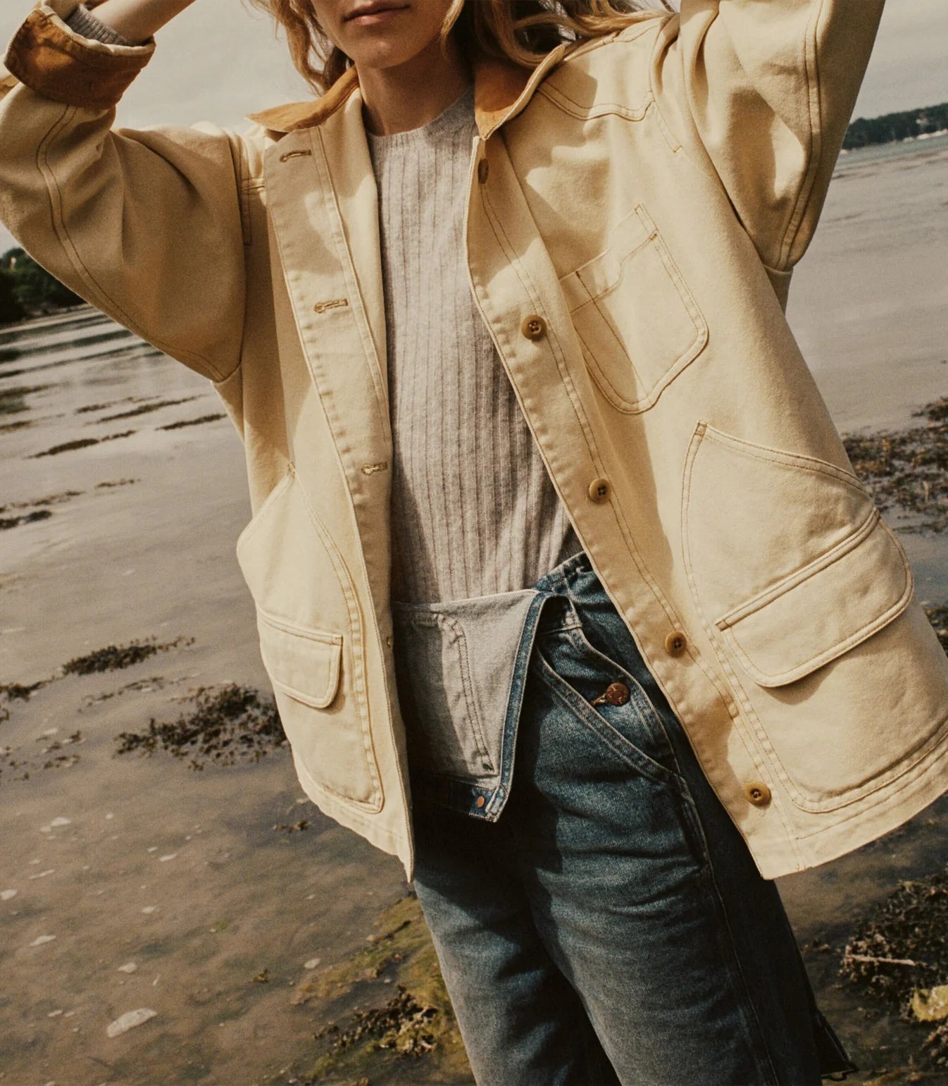 DÔEN Pascual Jacket in Straw