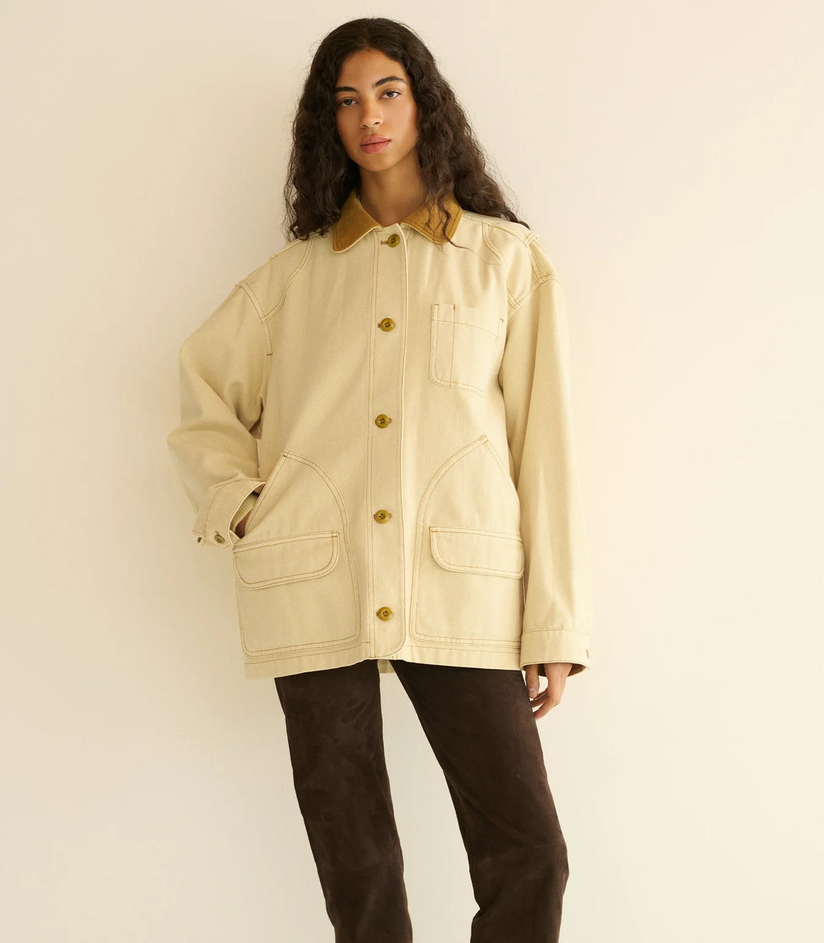 DÔEN Pascual Jacket in Straw