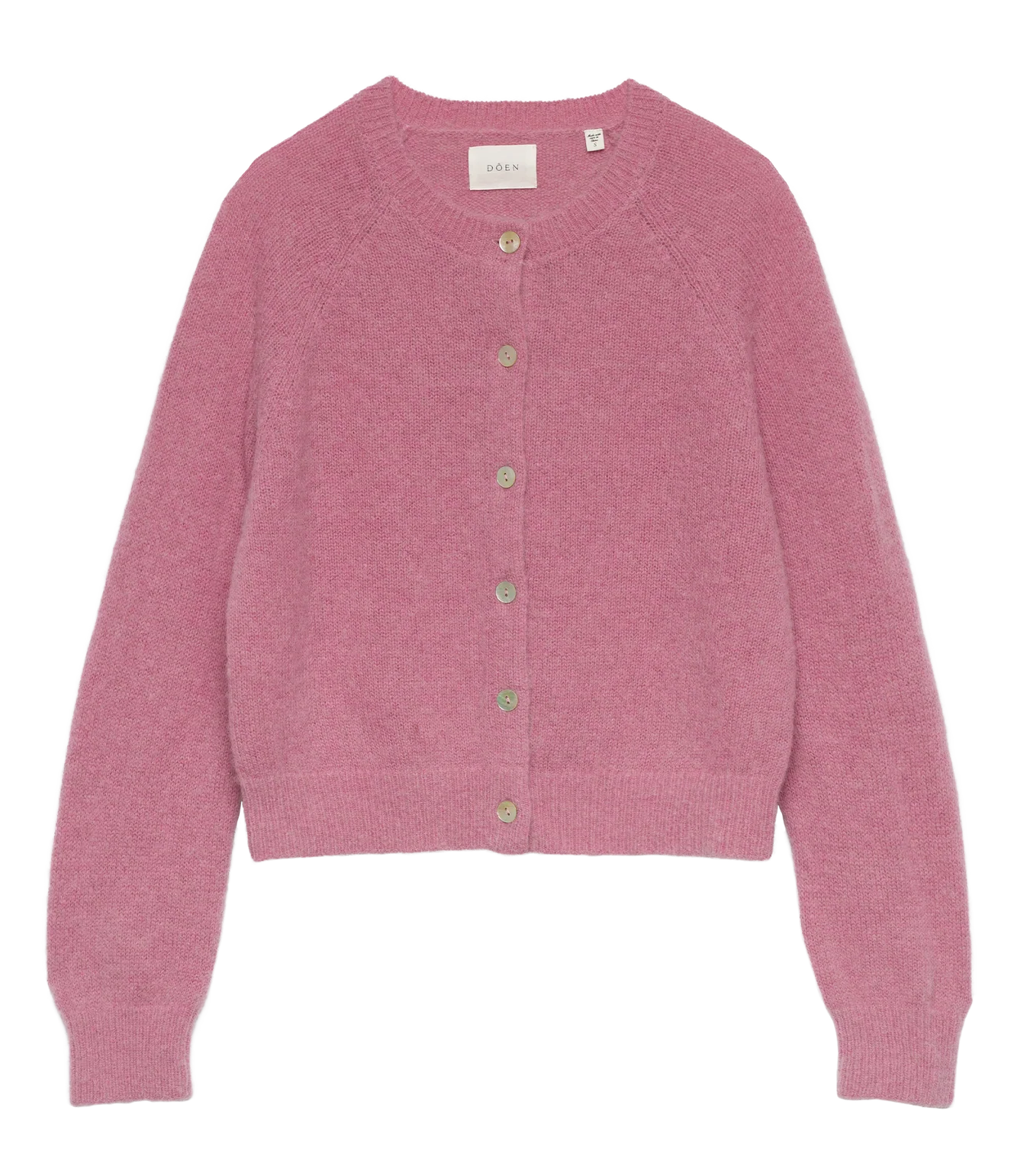 DÔEN Petra Cardigan in Rosebud