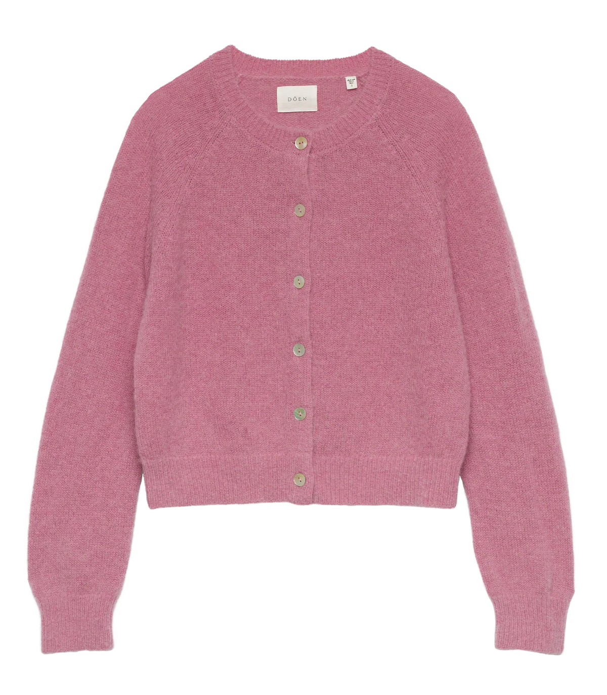 DÔEN Petra Cardigan in Rosebud