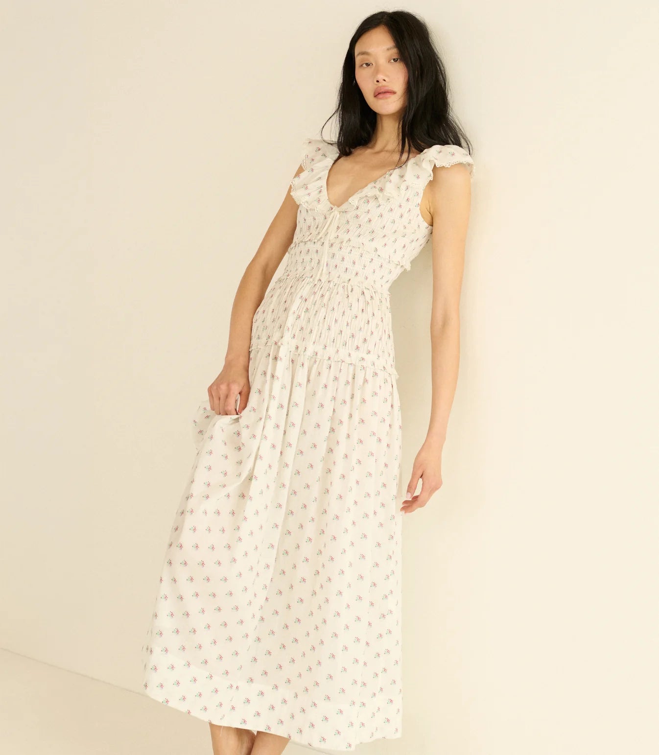 DÔEN Sorina Dress - Petit Posy Calico