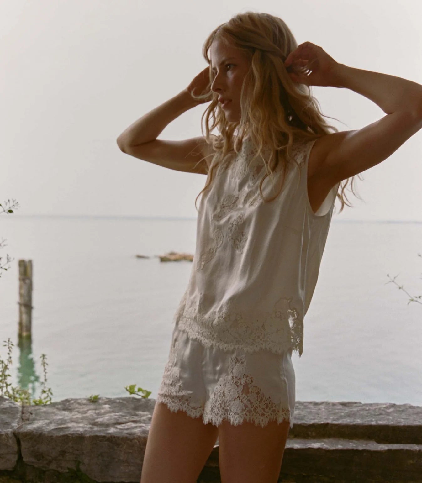 DÔEN Viviane Top in Sea Salt