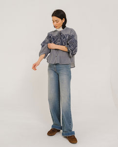 You added <b><u>Tinsels Doha Lou Blouse in Navy</u></b> to your cart.