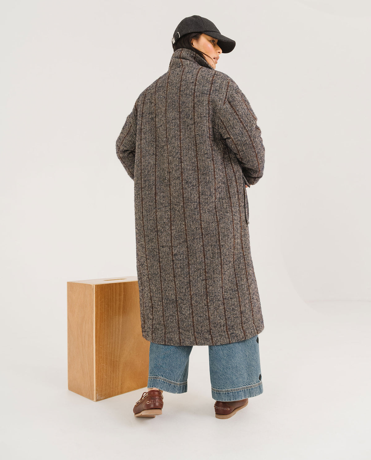 Tinsels Dorian Seasons Coat in Navy