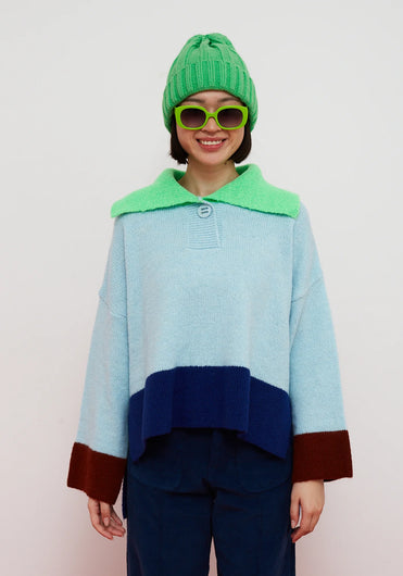 Dr. Bloom Sail Knit in Azul Blue