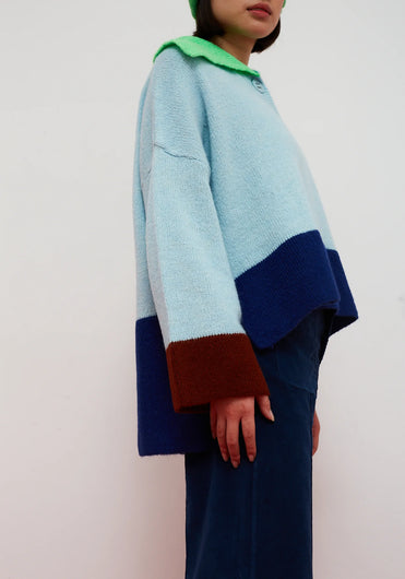 Dr. Bloom Sail Knit in Azul Blue