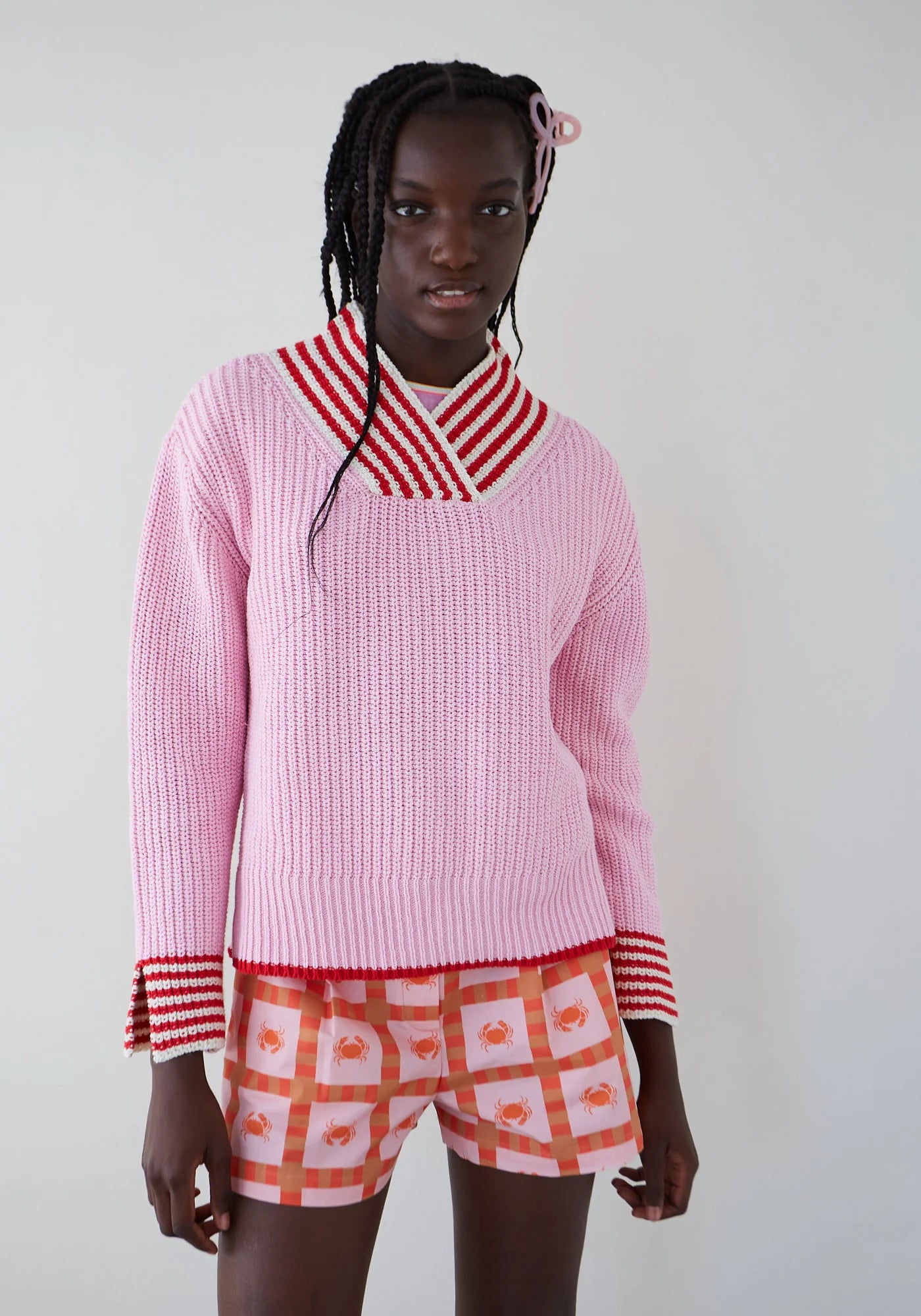 DR BLOOM Marinero Sweater in Rosa