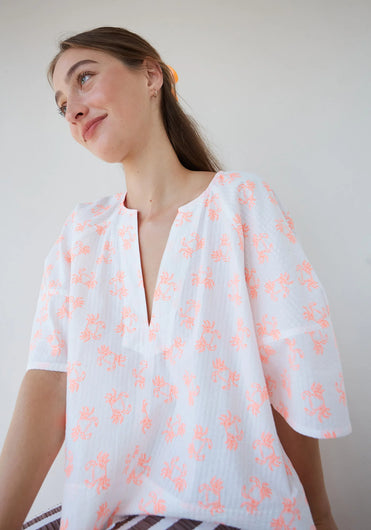 DR BLOOM Soplo Top in Orange